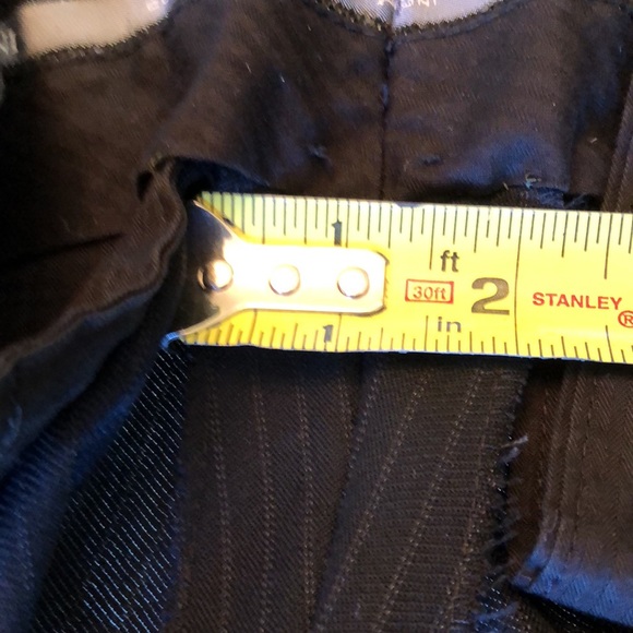 Armani Italian Wool Black Pinstripe Barney’s NYC - Picture 17 of 17